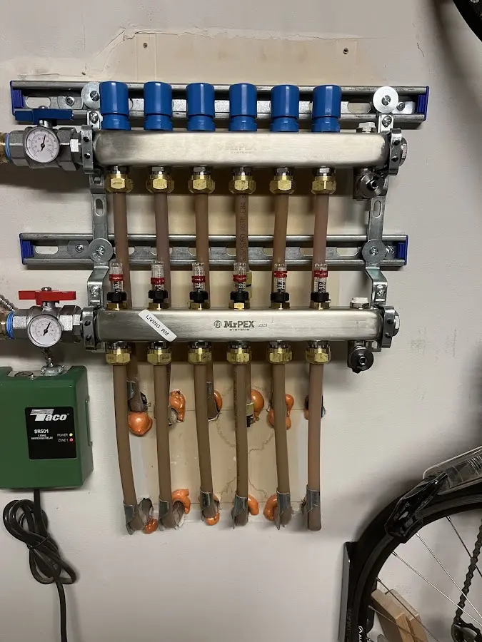 Plumber performing Gas Leak Detection at a residential property in Bath